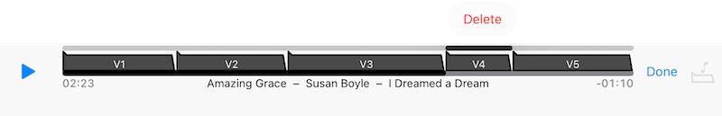 perform   backing track arrangement   delete